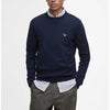 Barbour Lingwood Compact Cotton Crew Sweater Navy