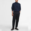 Barbour Lingwood Compact Cotton Half Zip Jumper Navy