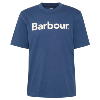 Barbour Logo Relaxed T-Shirt Oceana Blue