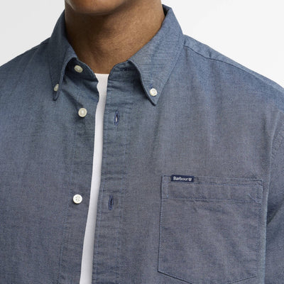 Barbour Marsden Tailored Long-Sleeved Shirt Tarn Blue