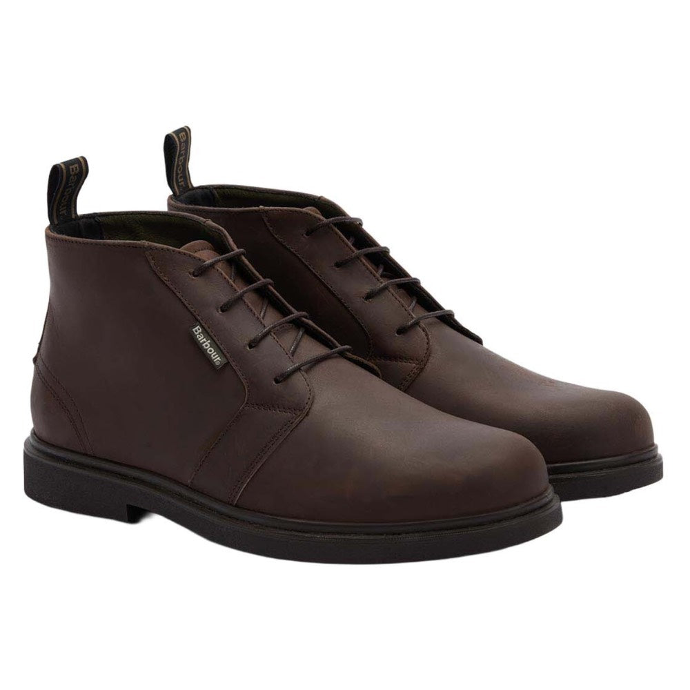 Barbour Meays Chukka Boots Dark Brown