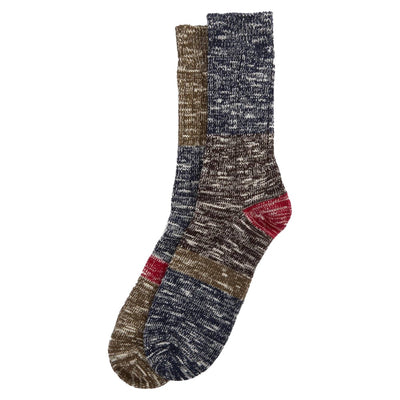Barbour Mens Monty Socks 2 Pack Olive