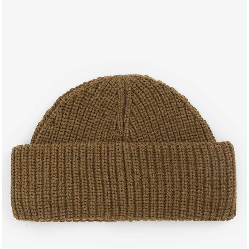 Barbour Mosely Fisherman Beanie Hat Light Sage
