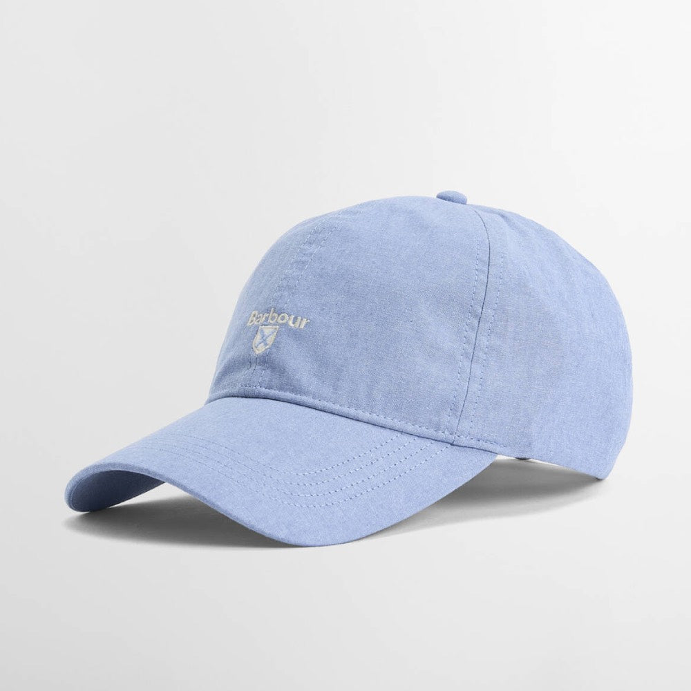 Barbour Mens Nelson Chambre Blue Cap