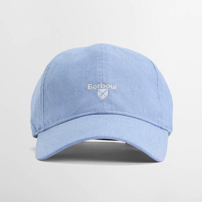 Barbour Mens Nelson Chambre Blue Cap