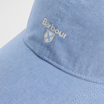 Barbour Mens Nelson Chambre Blue Cap