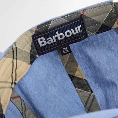 Barbour Mens Nelson Chambre Blue Cap