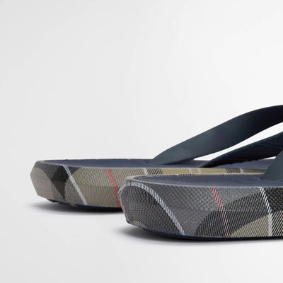 Barbour Men's Oakdale Sandal Navy and Dress Tartan