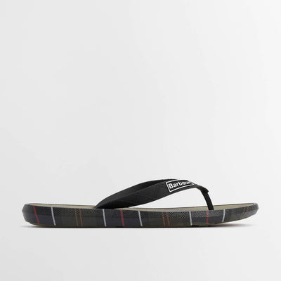 Barbour Men's Oakdale Sandal Olive and Classic Tartan