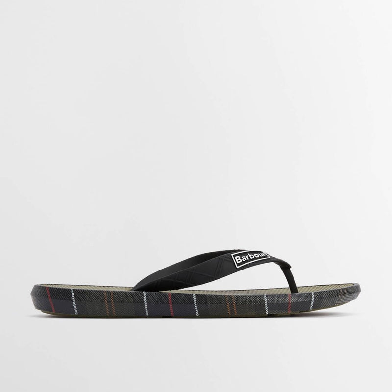 Barbour Men's Oakdale Sandal Olive and Classic Tartan