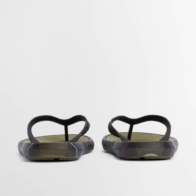 Barbour Men's Oakdale Sandal Olive and Classic Tartan