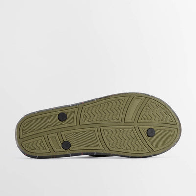 Barbour Men's Oakdale Sandal Olive and Classic Tartan