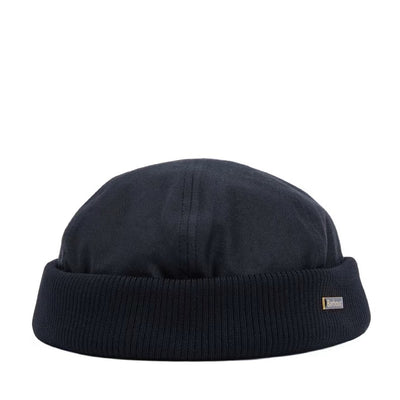 Barbour Oakmoor Wax Docker Hat Black