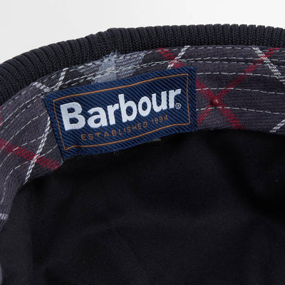 Barbour Oakmoor Wax Docker Hat Black