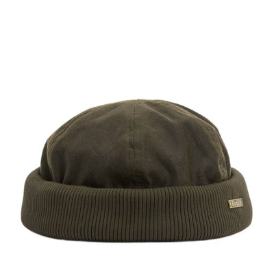 Barbour Oakmoor Wax Docker Hat Olive