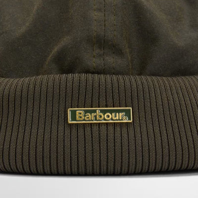 Barbour Oakmoor Wax Docker Hat Olive