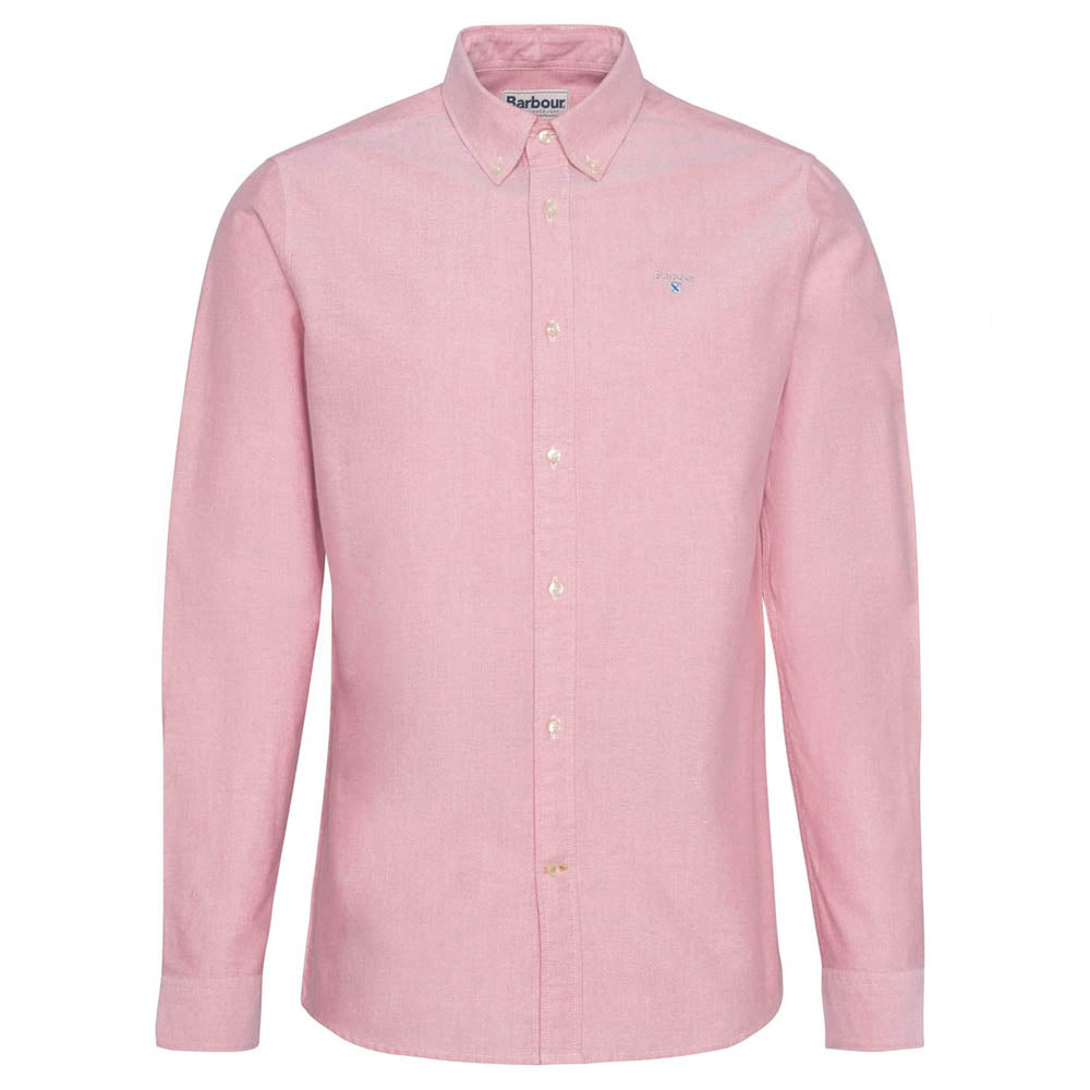 Barbour Oxtown Oxford Tailored Shirt Horizon Orange