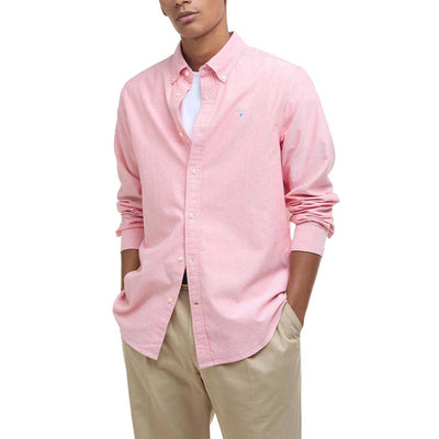 Barbour Oxtown Oxford Tailored Shirt Horizon Orange
