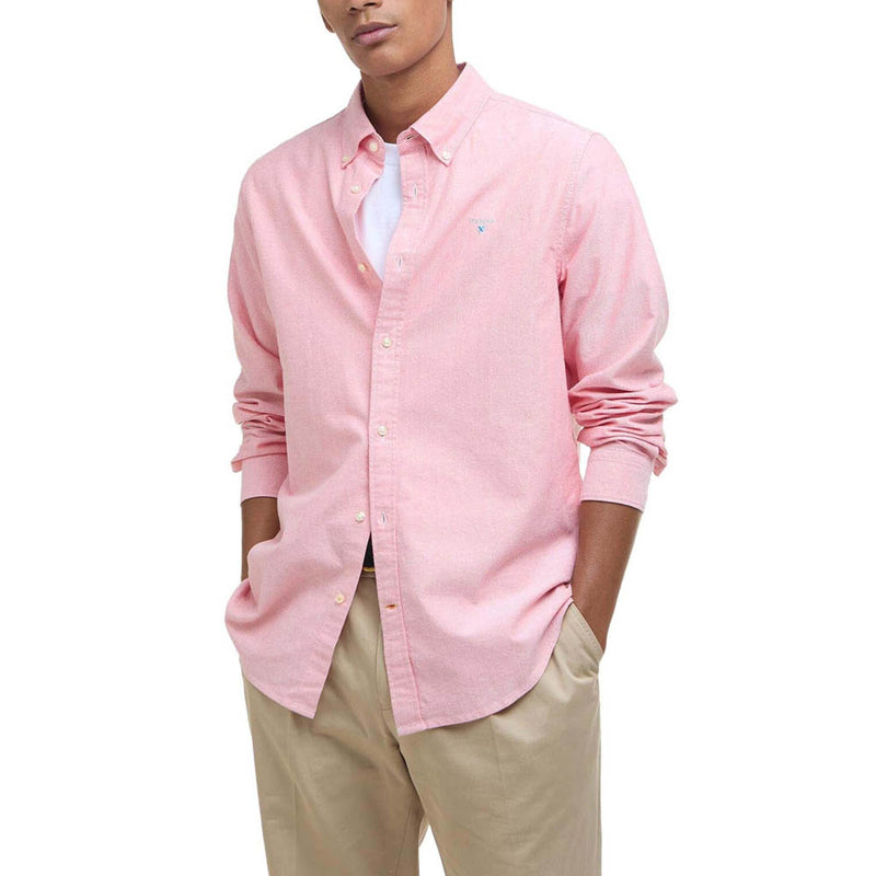 Barbour Oxtown Oxford Tailored Shirt Horizon Orange