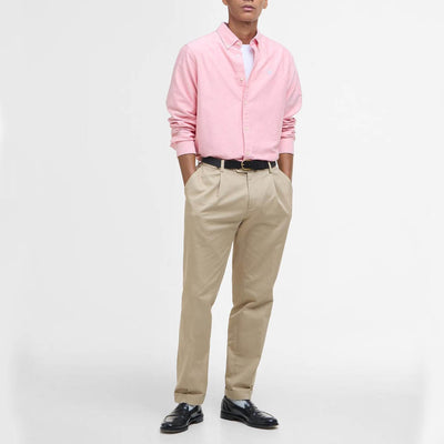 Barbour Oxtown Oxford Tailored Shirt Horizon Orange