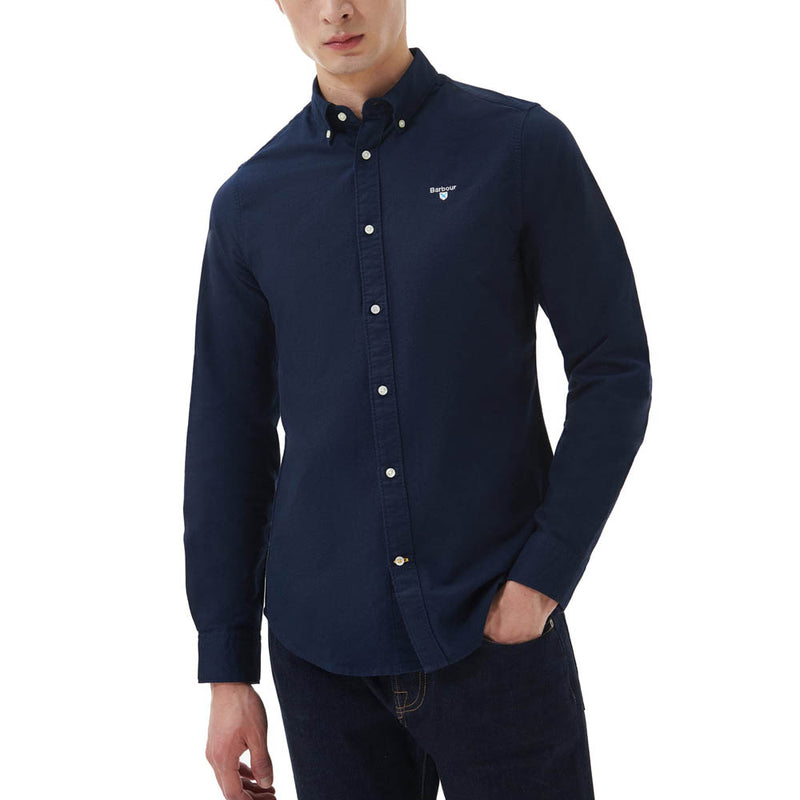 Barbour Oxtown Oxford Tailored Shirt Navy