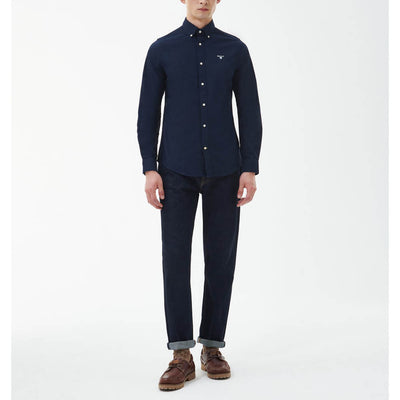 Barbour Oxtown Oxford Tailored Shirt Navy