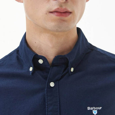 Barbour Oxtown Oxford Tailored Shirt Navy