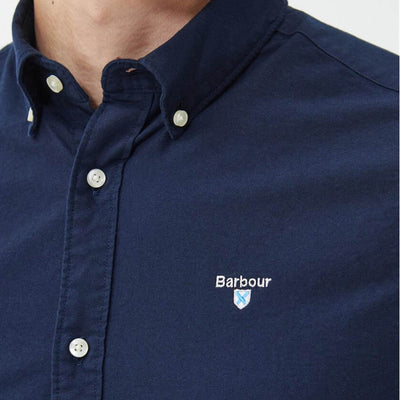 Barbour Oxtown Oxford Tailored Shirt Navy