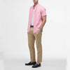 Barbour Oxtown Oxford Tailored Short-Sleeved Shirt Horizon Orange