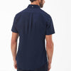 Barbour Oxtown Oxford Tailored  Short-Sleeved Shirt Classic Navy