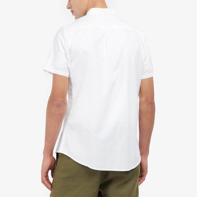 Barbour Oxtown Oxford Tailored Short-Sleeved Shirt White