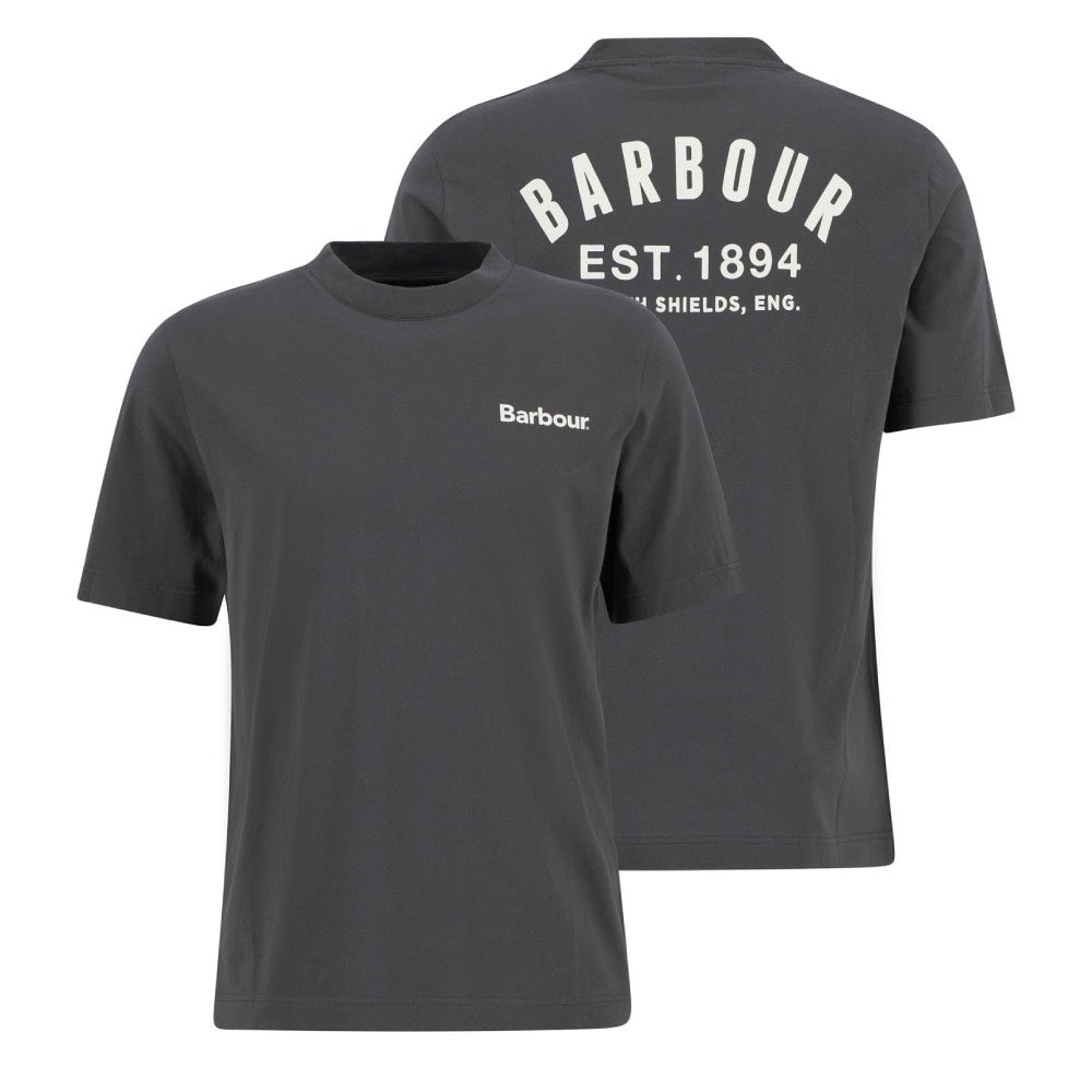 Barbour Packling Relaxed Graphic T-Shirt Asphalt