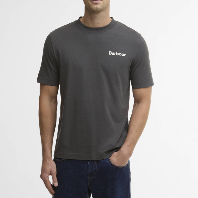 Barbour Packling Relaxed Graphic T-Shirt Asphalt