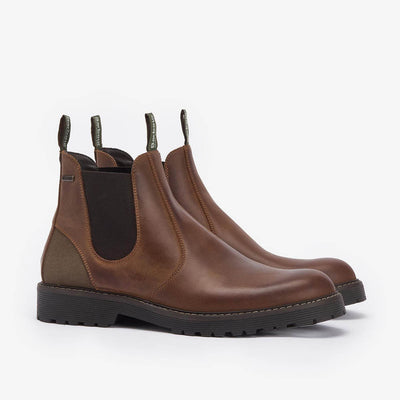 Barbour Patton Chelsea Boot Teak