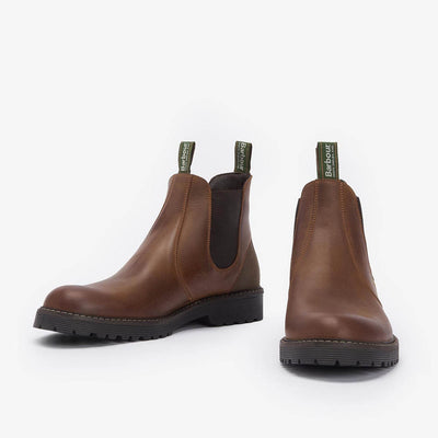Barbour Patton Chelsea Boot Teak