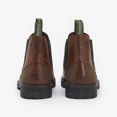 Barbour Patton Chelsea Boot Teak
