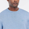 Barbour Pima Cotton Crew Neck Jumper Dark Chambray