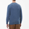 Barbour Pima Cotton V-Neck Jumper Dark Chambray