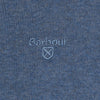 Barbour Pima Cotton V-Neck Jumper Dark Chambray