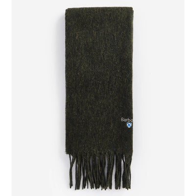 Barbour Plain Lambswool Scarf Seaweed