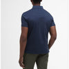 Barbour Premium Tartan Pique Polo Shirt Navy