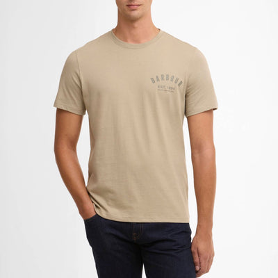 Barbour Preppy T-Shirt Concrete