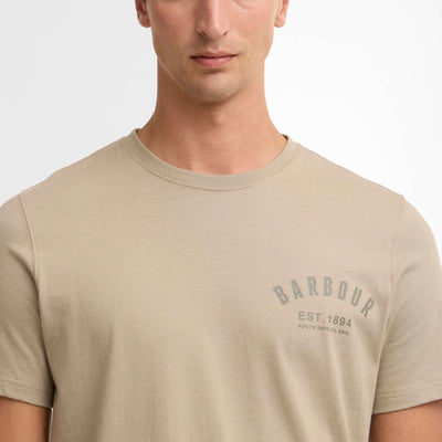 Barbour Preppy T-Shirt Concrete