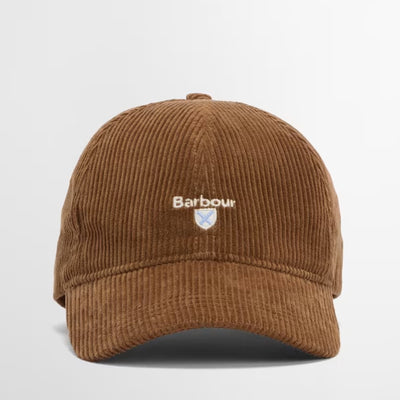 Barbour Preston Cord Cap Beige