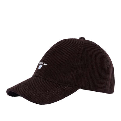Barbour Preston Cord Cap Brown