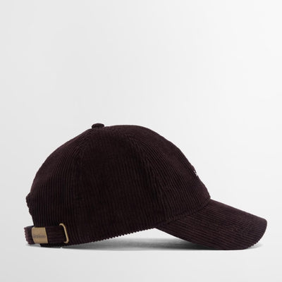 Barbour Preston Cord Cap Brown