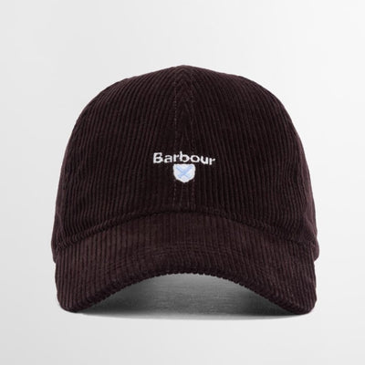 Barbour Preston Cord Cap Brown
