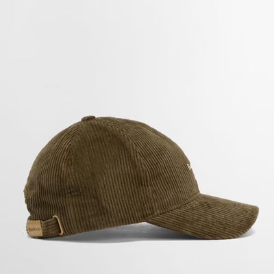 Barbour Preston Cord Cap Olive