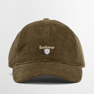 Barbour Preston Cord Cap Olive