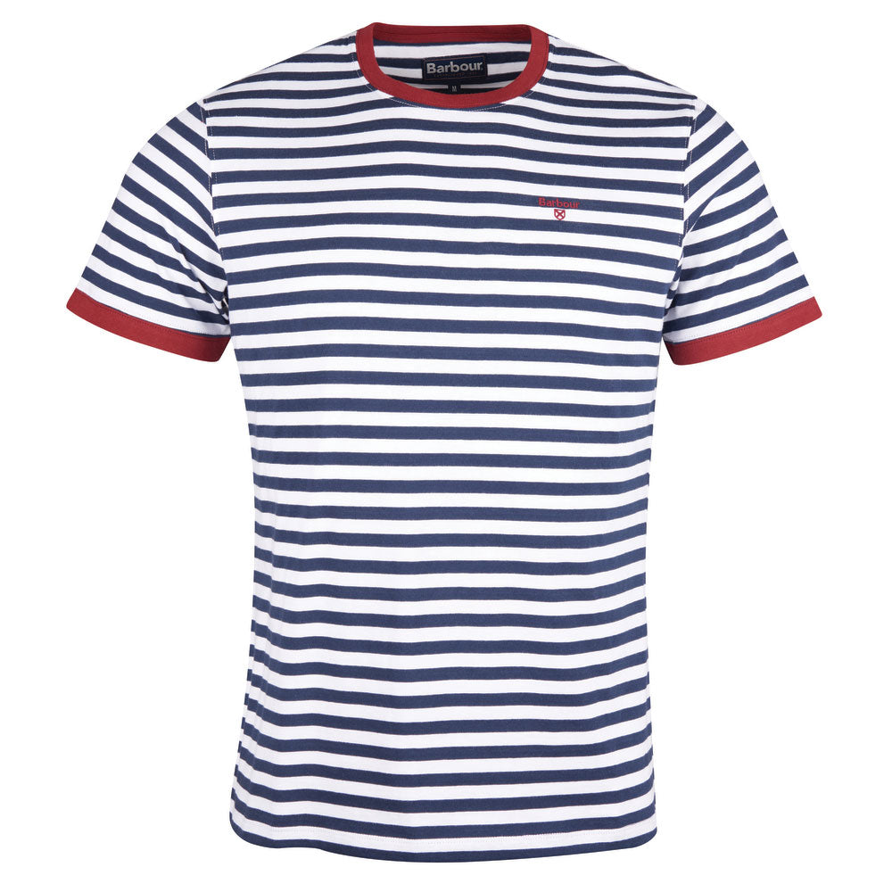 Barbour Quay Stripe T-Shirt Navy